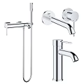 Modern Chrome Faucet Single Handle Sleek Design For Bathroom Kitchen Home Sink