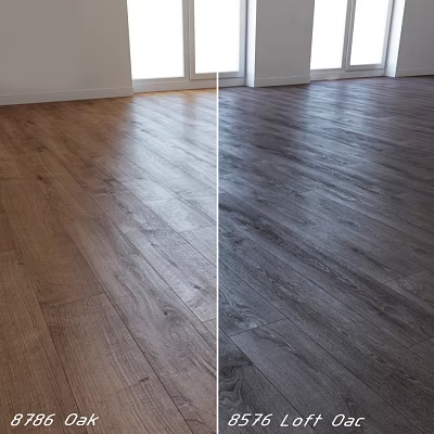 Light And Dark Wooden Flooring Options For Modern Interior Design 3d model