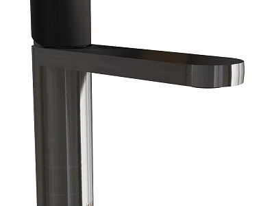 Modern Stainless Steel Faucet with Sleek and Minimalist Design for Bathroom and Kitchen 3d model