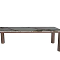 Modern dining table 3d model