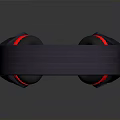 Stylish Purple And Red Over Ear Headphones With Ergonomic Headband And Comfortable Ear Cushions