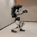 Intelligent Robot Dancing in Modern Indoor Space with Humanoid Mechanical Design 3d model