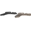 Modern Alien Multiplayer Corner Sofa Collection 3d model