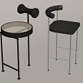 Bar Chair Bar Chair Bar Stool Without Armrests 3d model