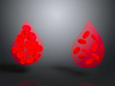 Advanced Medical Devices for Hematology Analysis Featuring Red Blood Cell Droplets 3d model