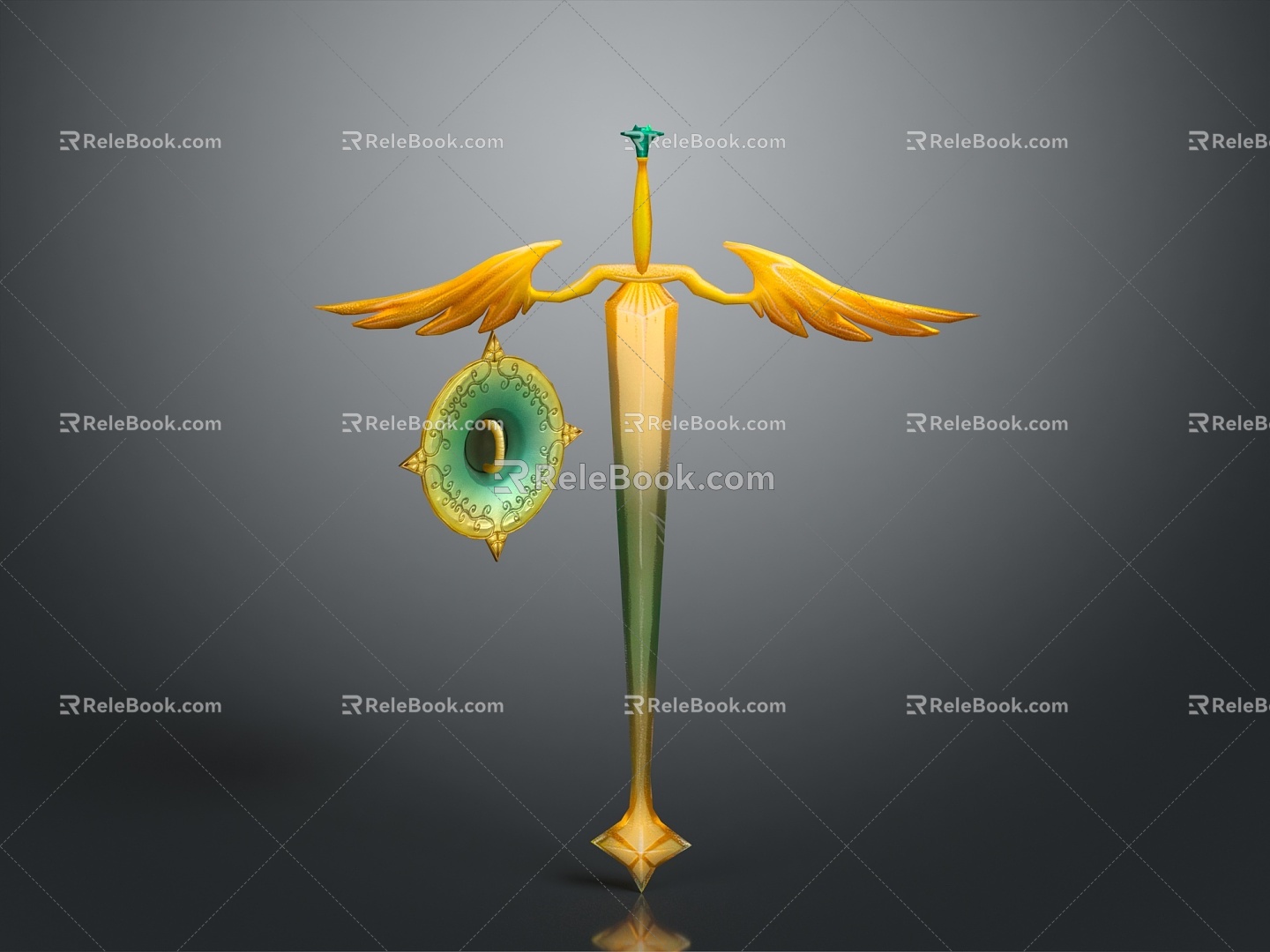 Ancient Sword Game Sword Magic Sword Magic Sword Magic Sword Magic Sword Magic Sword Officer Sword Sword 3d model