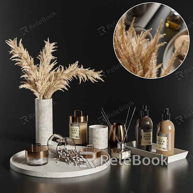 Modern toiletries decorative ornaments combination model