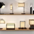 New Chinese Style Table Lamp 3d model