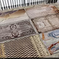 Various Square Rugs With Intricate Patterns And Abstract Designs For Home Decor 3d model