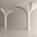 Special-shaped column petal-shaped column modeling column decorative column 3d model