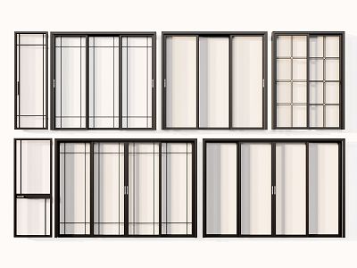 Modern sliding door sliding door glass sliding door single door model