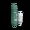 Modern Gas Tank Modern Realistic Gas Tank Gas Tank Equipment Industrial Flammable and Explosive Goods 3d model