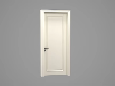 Wooden door 3d model