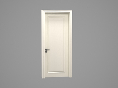 Wooden door 3d model