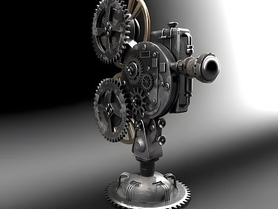 modern old camera modern camera machine camera equipment 3d model