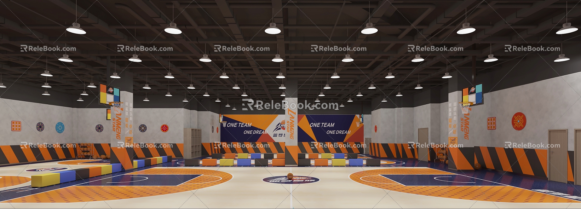 modern basketball stadium basketball stadium 3d model