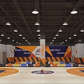 modern basketball stadium basketball stadium 3d model