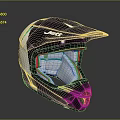JXT Motorcycle Helmet Black White Design With Red Accents And Interior Lining