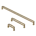 Modern Brass Door Handles With Sleek Long Bar Design And Various Sizes