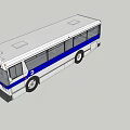 modern bus 3d model