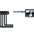 Industrial Water Tap System With Industrial Chiller And Pipeline Connections