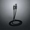 Data Line Apple Mobile Phone Charging Line Power Line Mobile Phone Power Line Charger 3d model