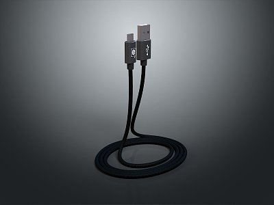 Data Line Apple Mobile Phone Charging Line Power Line Mobile Phone Power Line Charger 3d model