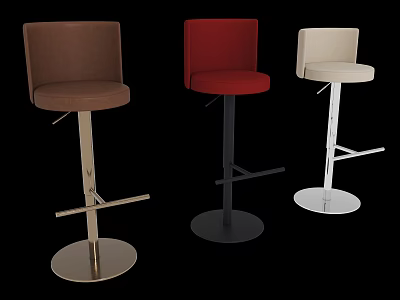 Bar Chair Bar Chair Living Room Bar Chair Casual Chair Lifting Bar Chair Taobao Bar Chair 3d model