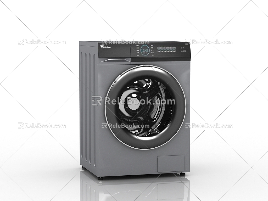 Modern washing machine drum washing machine 3d model