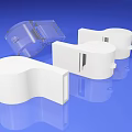 High Quality Professional Sports Equipment White Whistles With Transparent Covers