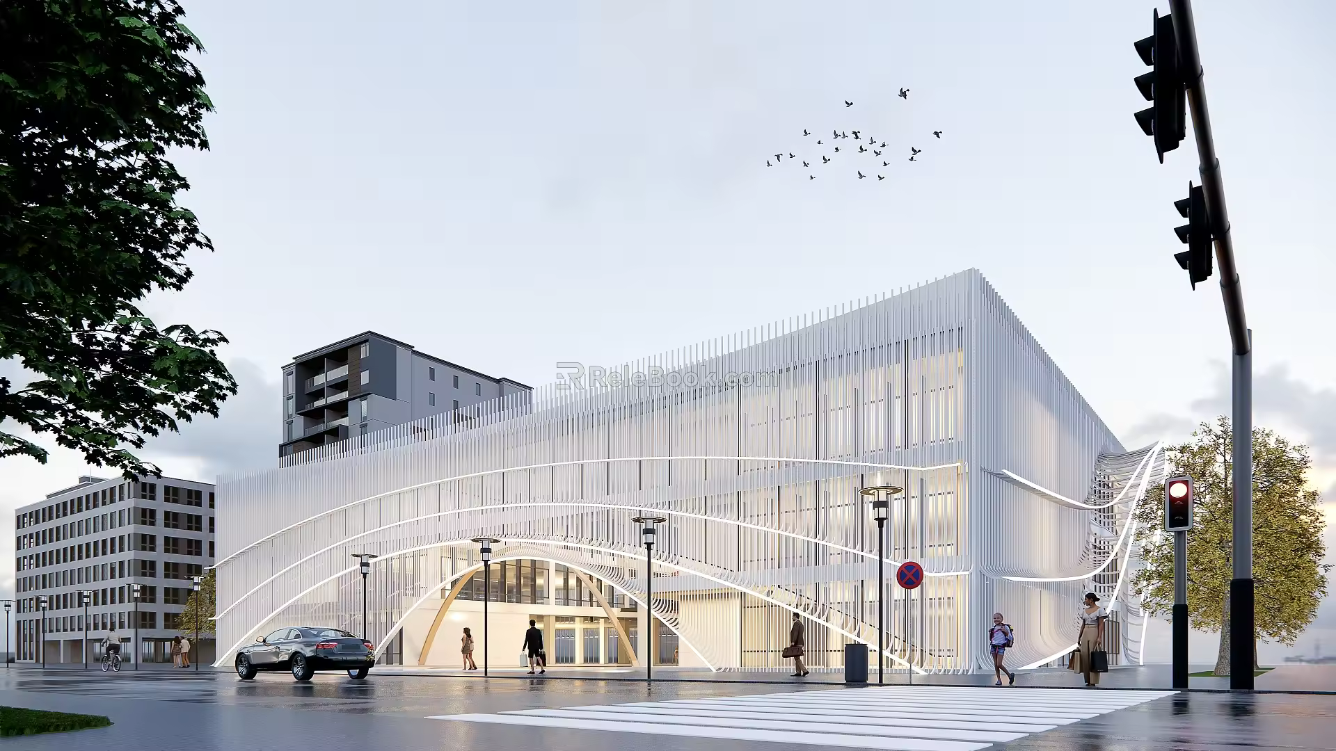 Modern Mall 3d model