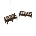 Wooden Outdoor Leisure Chairs With Backrest Armrests And Classic Design For Relaxation
