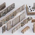 Modern Wooden Bookcases With Open Shelves Various Sizes And Multiple Designs
