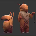 Modern Game Character Monster 3d model