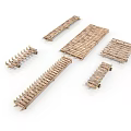 Wooden Fence Components With Various Sizes And Shapes For Scenic Models