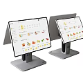 Two Commercial Interactive Touchscreen Display Devices With Product Interface Screens 3d model