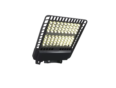 LED Wall Light with Black Grid Housing and Bright LED Bulbs for Outdoor Use 3d model