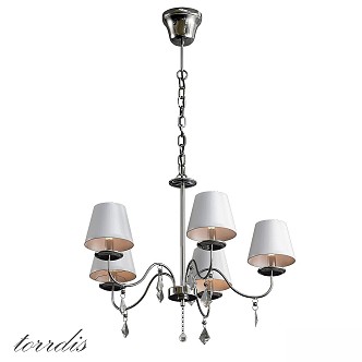 Chandelier torrdis pendant gold 3d model