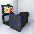 modern game machine self-service game machine 3d model