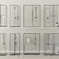Contemporary Shower Head Designs With Glass Enclosures Various Styles And Configurations