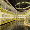 Little Bear House Indoor Playground With Colorful Claw Machines And Toy Displays