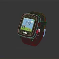 VTech Blue Kids Smartwatch With Cartoon Character Time Display Fashion Accessory