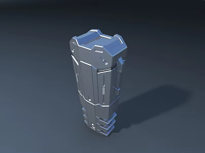 Industrial Equipment Metal Mechanical Component With Durable Structure And Precision Design 3d model