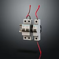 Modern switch air switch power supply knife 3d model