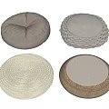 Japanese-style futon tatami futon 3d model