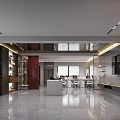 Modern Minimalist Front Reception Area With Comfortable Open Workstations In Bright Stylish Commercial Office Interior