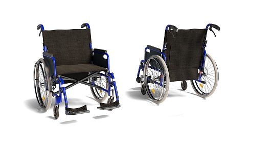 Hospital Functional Wheelchair 3d model