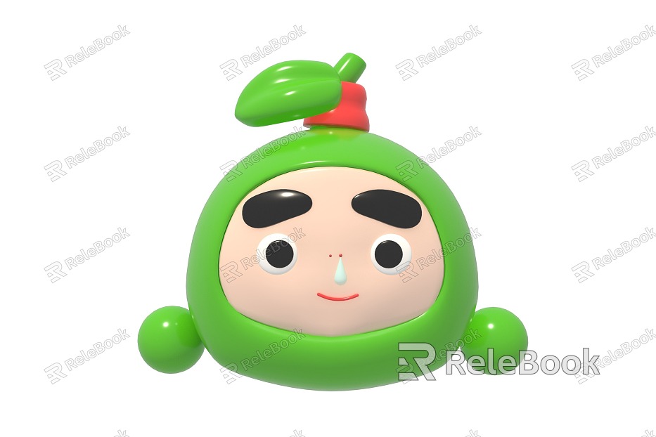 Animated Characters Lu Xiaoguo Guobao Special Attack Cartoon Characters model