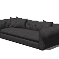asnaghi European-style double sofa multi-person sofa 3d model