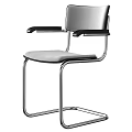Modern Office Chair With Metal Frame Armrests And Multiple Color Options